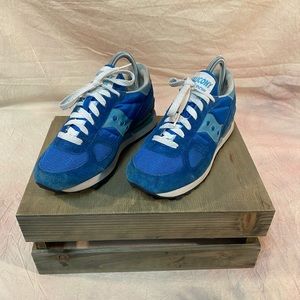 Blue Saucony Shoes